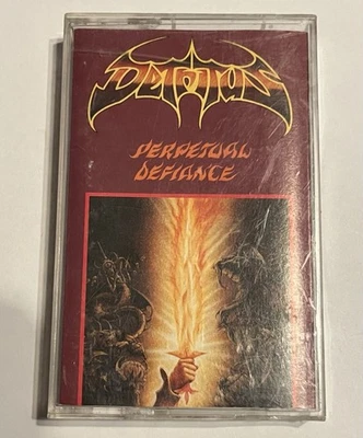 Detritus  Perpetual Defiance 1990 Cassette Thrash, Speed Metal UK Rare Tape EX - Image 1 of 4