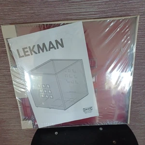 Scatola di plastica rossa Ikea Lekman per unità di stoccaggio Kallax nuova e sigillata - Foto 1 di 3