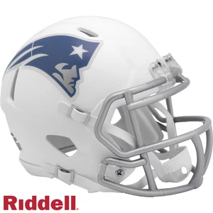 *2025 RIVALRIES* NEW ENGLAND PATRIOTS SPEED MINI NFL RIDDELL FOOTBALL HELMET! - Picture 1 of 3