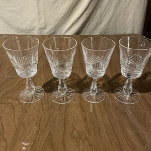 Waterford Kristall Kenmare 6" weinrote Gläser - signiert 4er Set - Bild 1 von 8