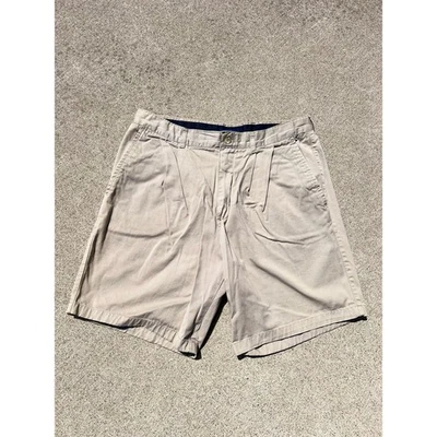 Vtg Catalina Navigator Shorts Sz 34 Tan Short Pleated Casual Cotton Chino Short - Image 1 of 4