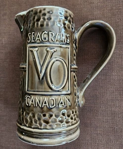 Seagrams VO Kanadische Keramik Glasiert Krug Becher Stein Barware Whisky 7,5" Hoch - Bild 1 von 4