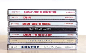 Kansas CD lot Point of No Return Best of Whisky Live America Masque Two for Show - Picture 1 of 11