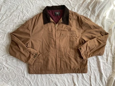 Chaqueta de Trabajo De Colección RRL Doble Ralph Lauren Pato Lona Para Hombres XXL Forrada Ropa de Trabajo EE. UU. Foto 1 de 4