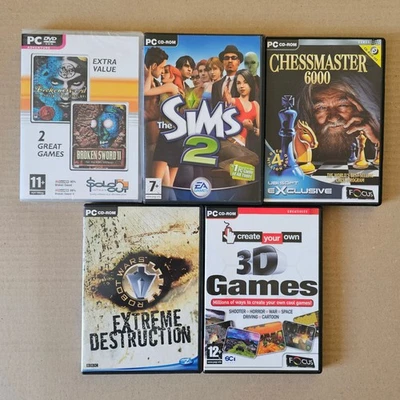 The Sims 2 - Broken Sword I & II - Robot Wars Extreme - Chessmaster - Windows PC - Image 1 of 4