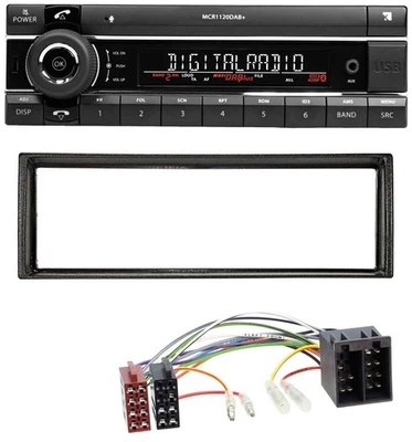 Kienzle Bluetooth MP3 USB DAB Autoradio für VW Golf 2 83-92 Jetta II 84-92 T4 90 - Bild 1 von 4