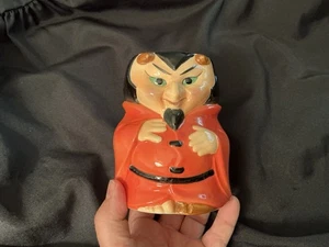 Vtg Goebel Devil Mug Beer Cup West Germany 5’ Figural Porcelain Halloween Scary - Picture 1 of 11