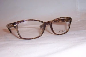 NUEVAS GAFAS COACH HC 6065 5287 MARRÓN CONFETI 51mm AUTÉNTICAS RX - Imagen 1 de 8