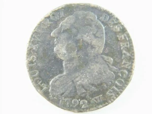 Moneda Francia Louis XVI 1792 W Cobre | World Coins - Imagen 1 de 2