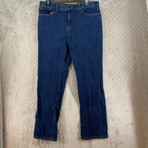 Cat & Jack Youth 16 Husky Denim Jeans Blue Relaxed Straight Medium Wash Cotton - Picture 1 of 15