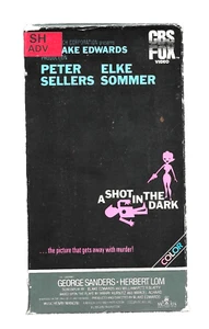 A Shot In The Dark Peter Sellers Elke Sommer George Sanders VHS Tape 1964 - Imagen 1 de 8