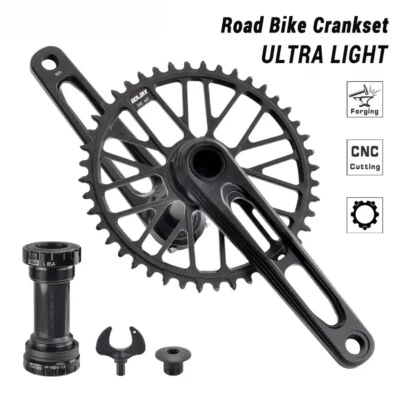 Ultra Light Road Bike 170/175mm Crankset BSA BB92 Crank 50-34T Chainring  - Image 1 of 4