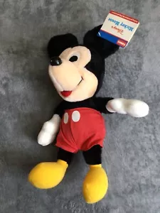 Vintage Playskool Disney 14" Red Pants Mickey Mouse Plush 70130 NWT - Picture 1 of 12