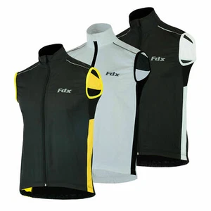 Mens cycling Gilet Shower Windproof Foldable Cycling Jacket Breathable Gilet - Picture 1 of 20