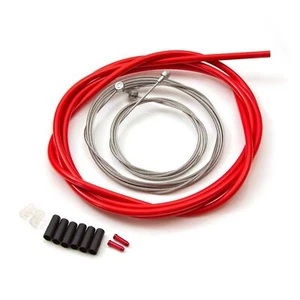 Clarks Brake Cable Kit Stainless Steel Universal for MTB Road Hybrid Bike Red - Picture 1 of 7