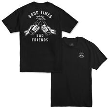 Lurking Class by Sketchy Tank "Good Times Bad Friends" S/S Tee (Black) T-Shirt
