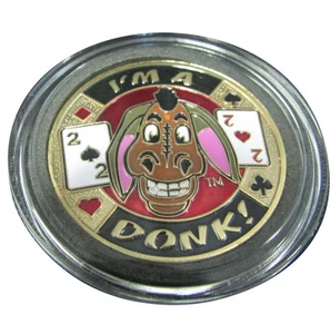 Protector protector de cartas de póquer de casino ¡Soy un burro! - Imagen 1 de 1