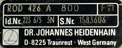 Heidenhain ROD426A800 Rotary Encoder - Image 1 of 4