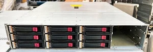 AG638B HP StorageWorks M6412A Drive Enclosure 9x300GB SAS 2xControllers 2xPSU - Afbeelding 1 van 5