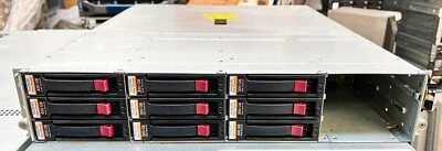 AG638B HP StorageWorks M6412A Drive Enclosure 9x300GB SAS 2xControllers 2xPSU - Image 1 of 4
