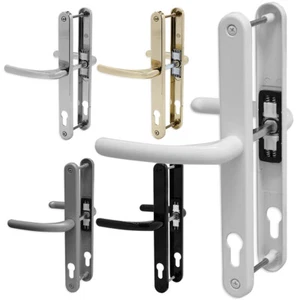 UPVC Door Handle Fab & Fix Blenheim 240mm Fixing Centres 92PZ Pair - Picture 1 of 7