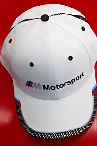 BMW M Motorsport Baseballcap Mütze Baseball Kappe OVP weiß/schwarz original cap - Bild 1 von 7