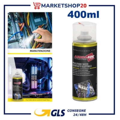 AMBROSOL PULITORE SECCO SPRAY PER CONTATTI ELETTRICI 400 ML
