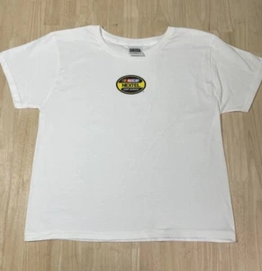 XL Women's NASCAR Nextel Cup Series BABYDOLL Tee Ladies White T-Shirt NWOT - Picture 1 of 5