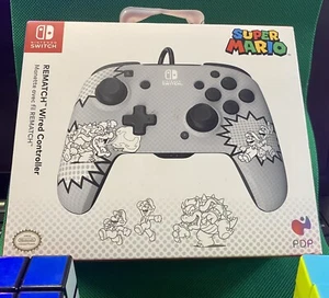 Nintendo Switch Super Mario Rematch Wired Controller PDP 2022 - Picture 1 of 1