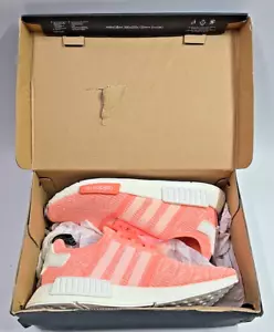 BRAND NEW ADIDAS NMD R1 WOMENS SUN GLOW CORAL ORANGE SIZE 10.5 PINK BY3034 - Picture 1 of 11