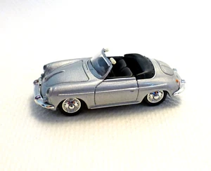 Porsche 356 B Cabriolet, Silver, WELLY, 1:87 - Picture 1 of 1