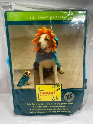 Disfraz de perro margarita Lil’ Sprout de Casual Canine - Nuevo Halloween XS Flower Power Foto 1 de 2