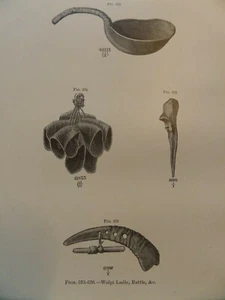 Hopi Walpi Pueblo Wood Ladle Rattle First Mesa Indian Arizona 1883 - Picture 1 of 2