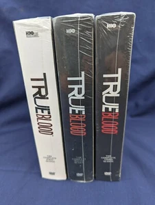 True Blood NEW sealed DVD box sets HBO Series Seasons 1-3 - Picture 1 of 6