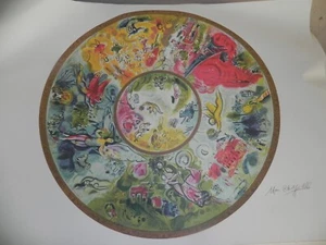 Marc Chagall PARIS OPERA CEILING LE Large Lithograph Art 35" x 25" (24") - Picture 1 of 13