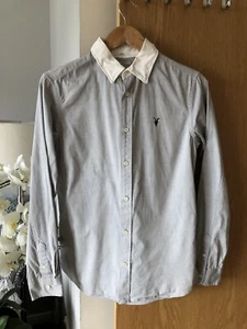 AllSaints Mens Shirt X-Small Long Sleeve 100 % Cotton Slim Fit - Picture 1 of 6
