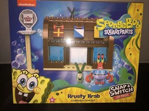 NEW Nickelodeon Spongebob Krusty Krab Snap Switch Construction Set 120 pcs 2021 - Picture 1 of 6