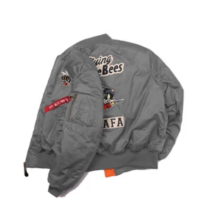 USAFA WW2 Men's Bomber Jacket Pilot Flight Flying Air Force Winter Coat Outwear - Picture 1 of 35