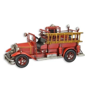 9932129 Nostalgisches Modell-Auto Oldtimer Feuerwehr 16x14x36cm - Bild 1 von 1