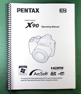 Pentax X90 Operating Manual: 272 Pages & Protective Covers! - Picture 1 of 1