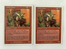 MTG 2X 7TH EDITION GOBLIN KING NM MAGIC THE GATHERING RARE RED CREATURE ENGLISH