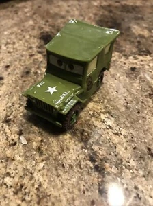 Disney Store CARS 2008 Sarge Jeep - Loose, Excellent Condition - Picture 1 of 5
