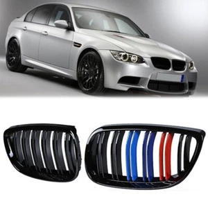 Front Kidney Grill Grille For BMW E92 E93 M3 328i 335i Coupe 07-10 Gloos M Color - Picture 1 of 8