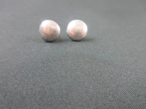 Pendientes de tachuelas de plata esterlina vintage peruanos - Imagen 1 de 18