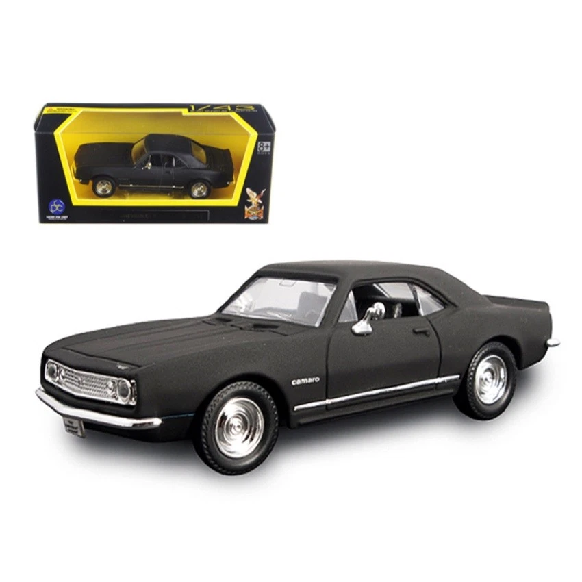 1967 Chevrolet Camaro Z28 Matt Black 1/43 Car Model by Road Signature 94216MBK