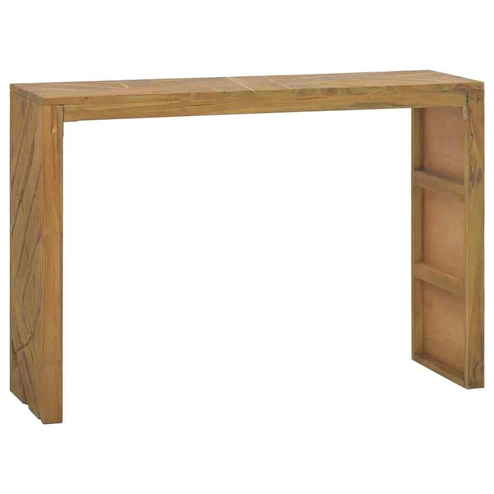 NNEVL Console Table 110x35x75 cm Solid Teak Wood - Image 1 of 4