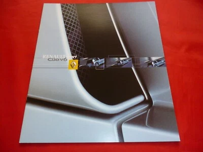 2000 Renault Clio II Type B V6 24V Brochure Brochure Depliant Folleto - Image 1 of 4