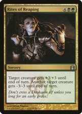 1x FOIL Rites of Reaping MTG RTR No191 Magic English NM/Unplay UC card X1