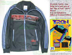 NITF! Adidas Tron Disney Adicolor Track Jacket ☆ Size Small Full Zipper BIG PICS