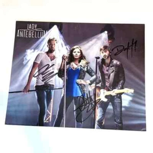 Signed Autographed Lady Antebellum Lady A Promo Photo 8x10 - Picture 1 of 5